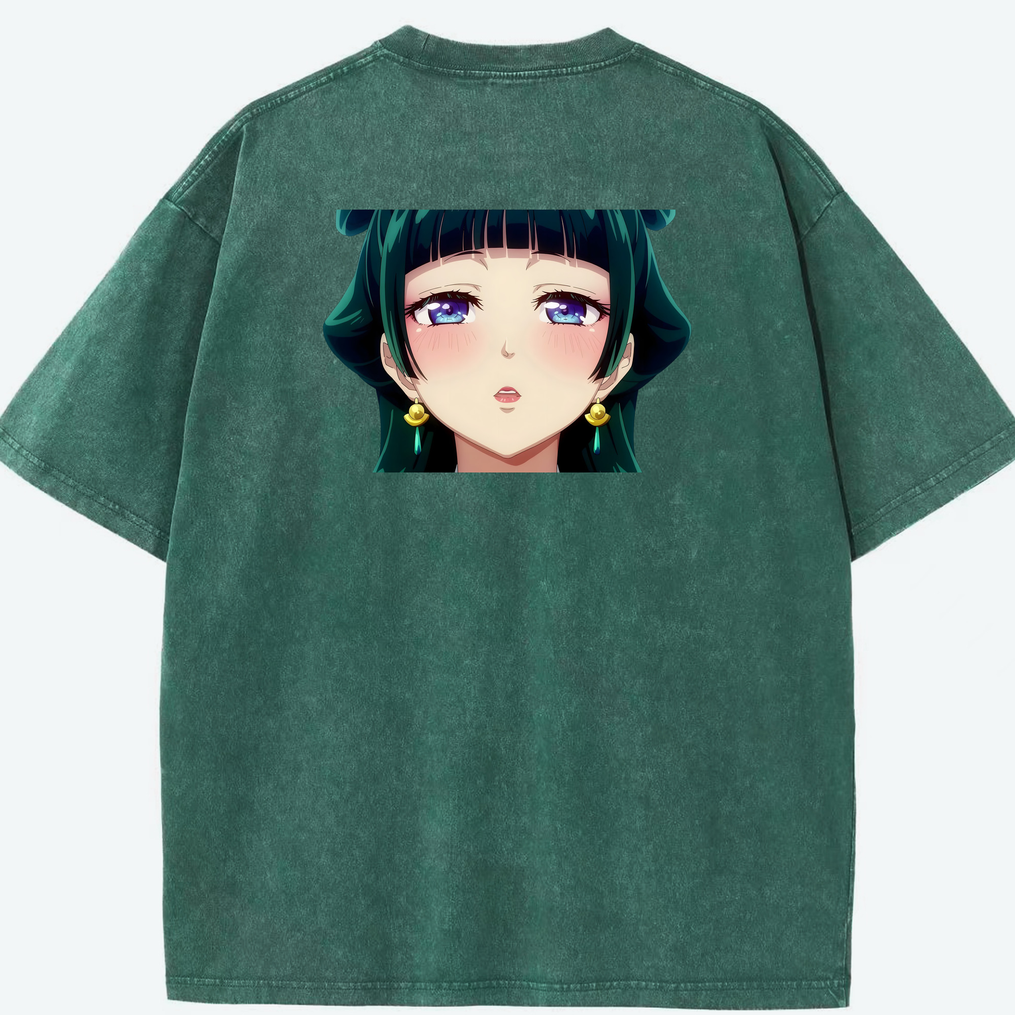 （画像用） 薬屋のひとりごと The Apothecary Diaries 綿100% ヴィンテージ風 半袖Tシャツ（背面プリント）